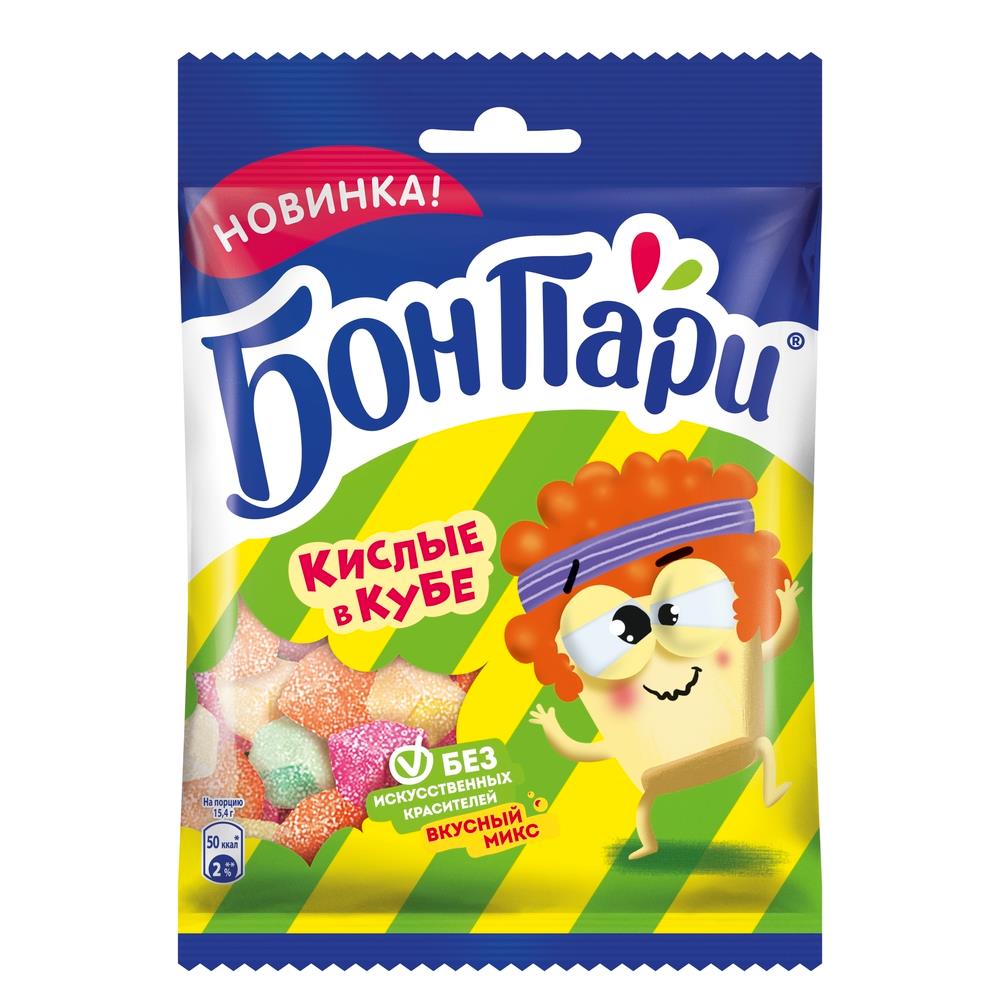 Суфле БОН ПАРИ Кислые в кубе, 65 г
