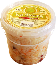 Капуста Погребок Закусочная с клюквой, 900г