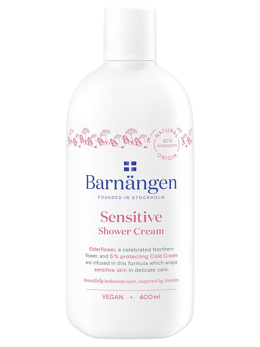 Крем-гель для душа Barnangen для чувствительной кожи, 400мл