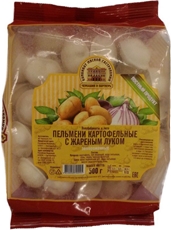 Пельмени Черкашин и Партнеръ картофельные с жареным луком, 500г