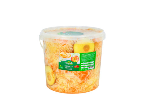 Капуста квашеная Натурово с яблоками, 5кг