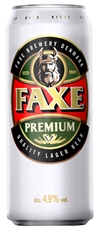 Пиво Faxe Premium светлое, 0.45л