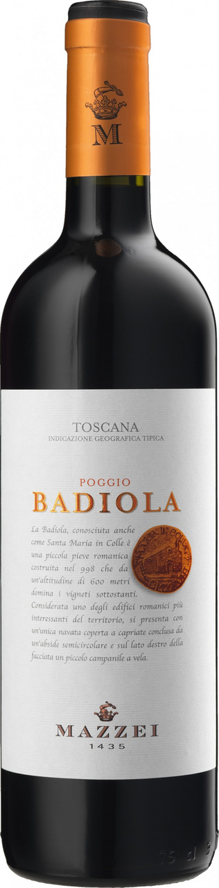 Изображение товара Красное сухое вино Fonterutoli Poggio Badiola 0.75л Тоскана Италия