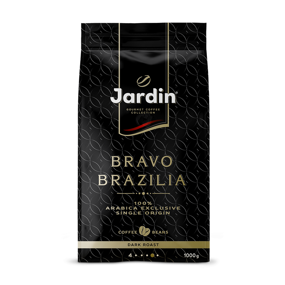 Кофе JARDIN Bravo Brazilia зерновой, 1000 г