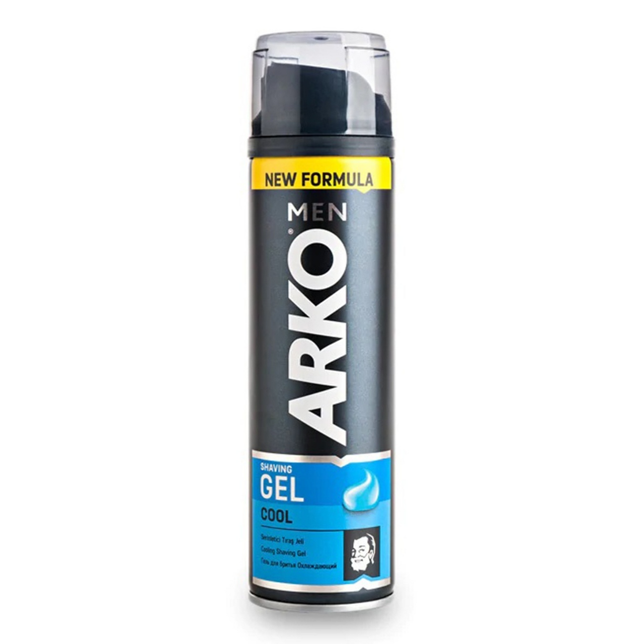 Изображение товара Гель для бритья Arko Men Cool 200мл с охлаждающим эффектом и диспенсером