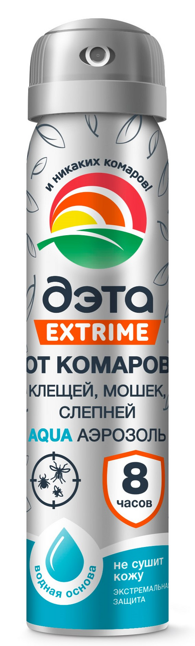 Аэрозоль Дэта Aqua Профессиональный от комаров, клещей, мошек, 75мл