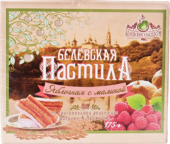 Пастила Белевская пастила яблочная с малиной, 175г