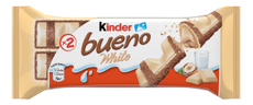 Вафли Kinder Bueno White в белом шоколаде, 39г