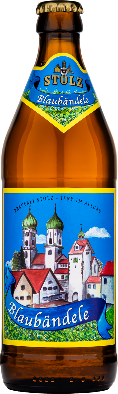 Пиво Allgauer Stolz Blaubandele светлое, 0.5л