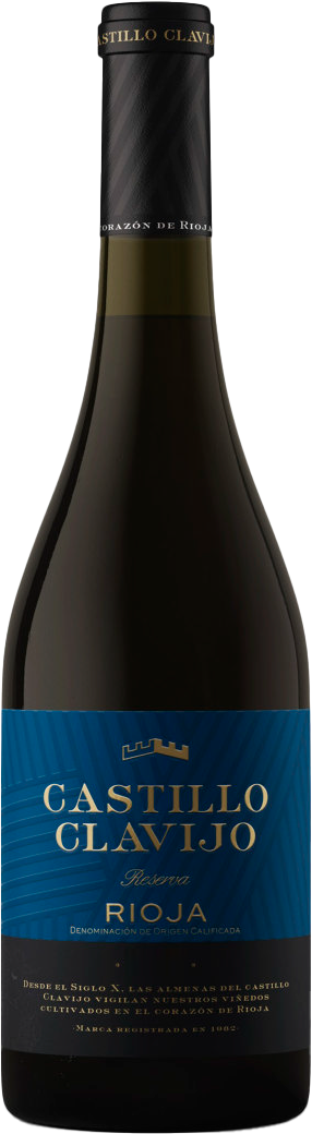 Изображение товара Вино Castillo Clavijo Reserva Rioja красное сухое выдержанное 0.75 л