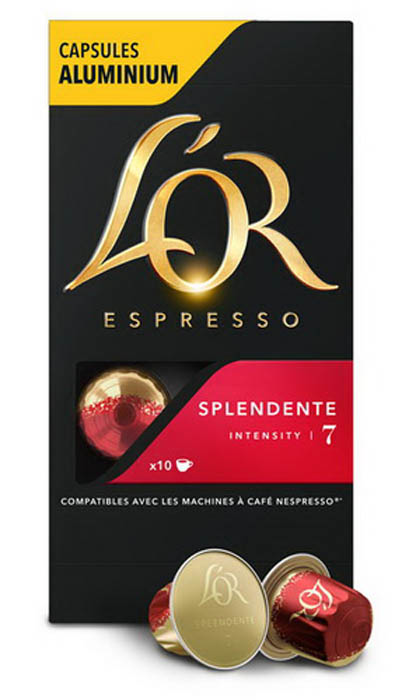 Изображение товара Кофе в капсулах L’or Espresso Splendente для Nespresso, 10 шт, 52 г