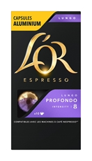 Кофе в капсулах L’or Espresso Lungo Profondo для кофемашин Nespresso 10шт, 52г