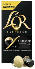 Кофе в капсулах L’or Espresso Ristretto для кофемашин Nespresso 10шт, 52г
