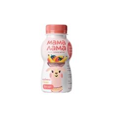 Йогурт питьевой Мама Лама клубника и банан 2.5%, 200мл