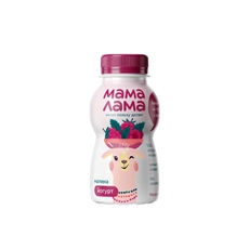 Йогурт питьевой Мама Лама малина 2.5%, 200мл