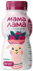 Йогурт питьевой детский Мама Лама Малина 2.5% с 3 лет, 200мл