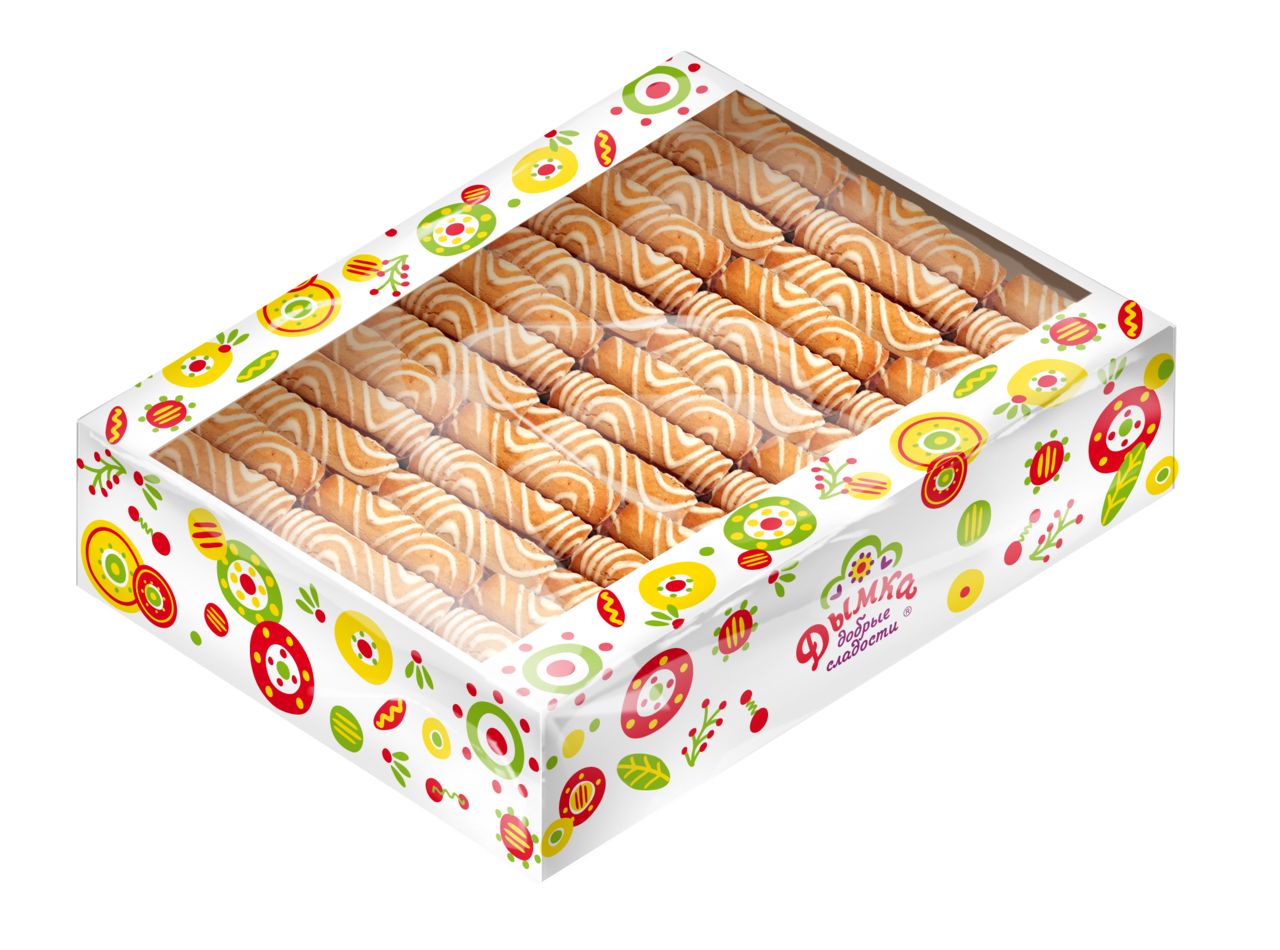 Печенье ДЫМКА Палочки топленое молоко глазированные, 700 г купить с ...