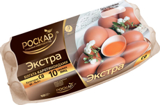 Яйцо куриное Птицефабрика Роскар С0, 10шт