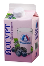 Йогурт Ярмолпрод черника, ежевика 1.5%, 500г