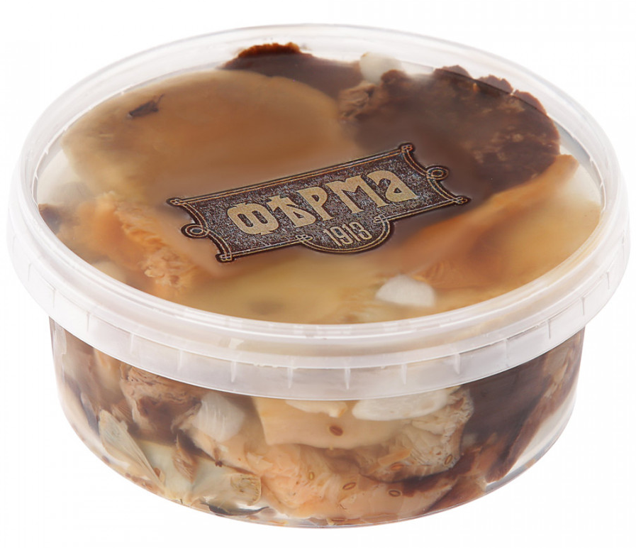 Грибы ассорти Ферма 1913 варено-соленые, 285г