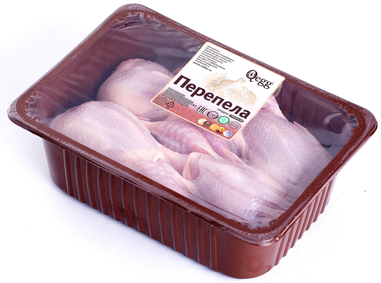 Изображение товара Тушка перепелов QEGG премиум охлажденная 750 г для жарки и бульонов