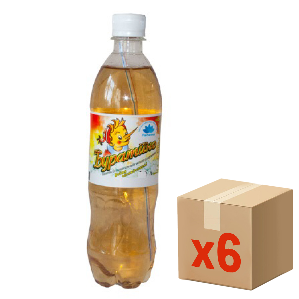 Напиток Раданка Буратино газированный, 1.5л x 6 шт