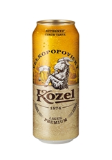 Пиво Velkopopovicky Kozel светлое, 0.5л