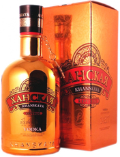 Водка Ханская Republic Edition в подарочной упаковке, 0.5л