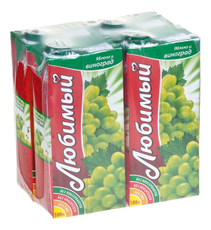 Напиток сокосодержащий Любимый Виноградный дуэт негазированный, 950мл x 12 шт