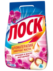 Стиральный порошок Лоск Ароматерапия Орхидея и масло макадамии 27 стирок, 4.05кг