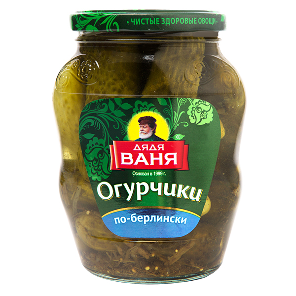 Огурцы маринованные Дядя Ваня По-берлински, 680г