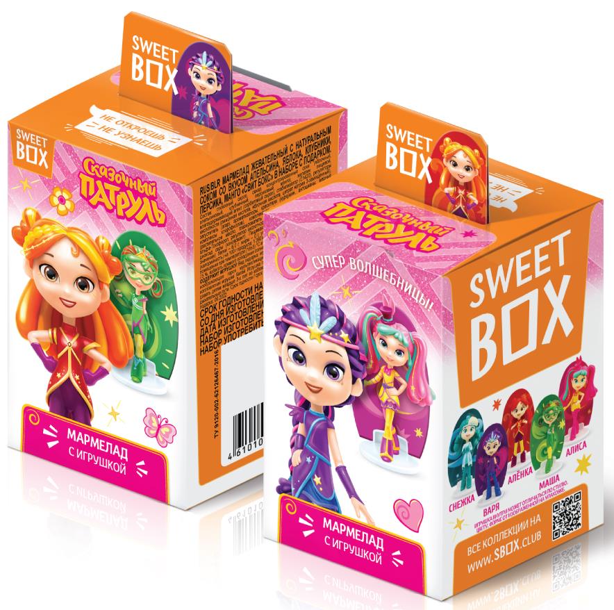 Мармелад с игрушкой SWEET BOX Сказочный патруль, 10 г