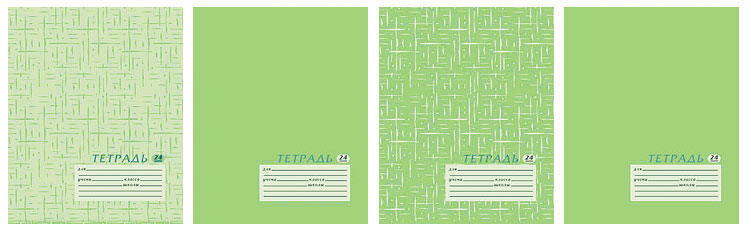 Тетрадь Academy Style в клетку 24 листа, 10 шт