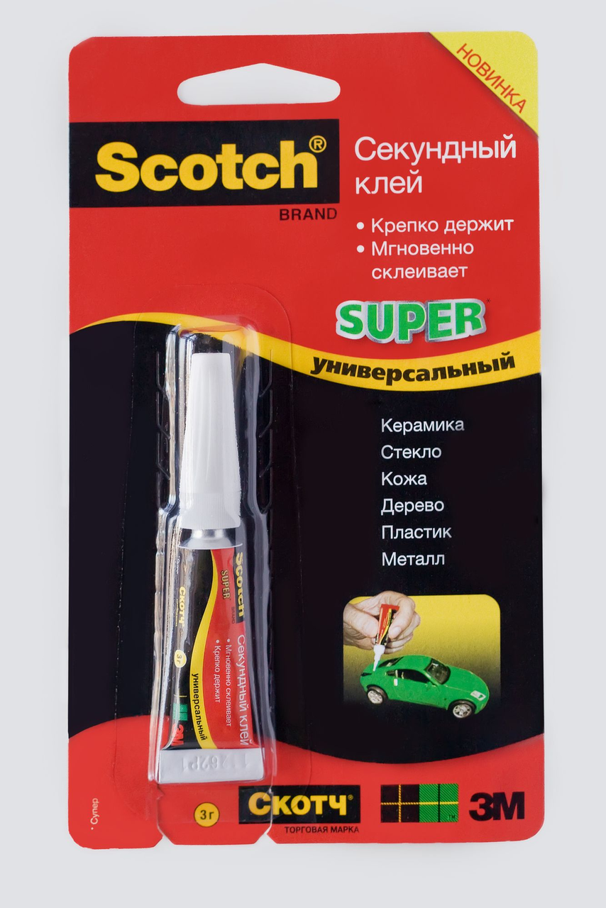 Клей секундный SCOTCH, 3г купить с доставкой на дом, цены в интернет ...