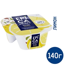 Йогурт Epica Crispy лимон 4.8%, 140г