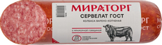Колбаса Мираторг Сервелат варено-копченая, 300г