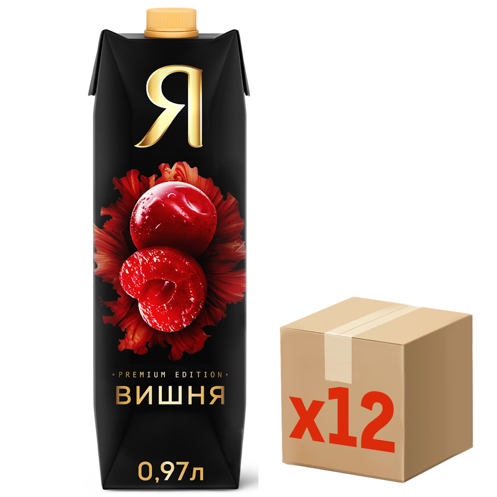 Нектар Я Вишня осветленный, 970мл x 12 шт
