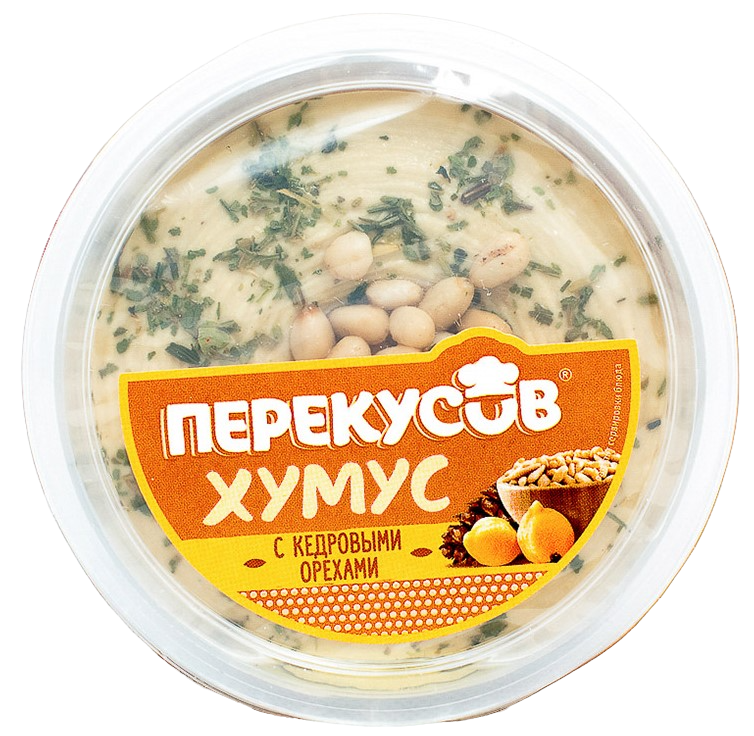 Изображение товара Хумус Перекусовъ с кедровыми орехами, 150г