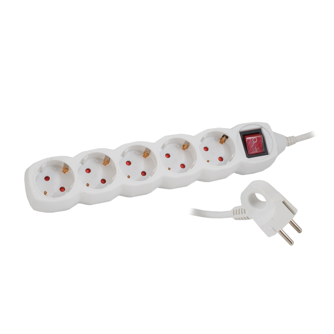 Удлинитель Старт с заземлением и выключателем 5 розеток, 3м