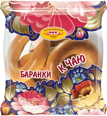 Баранки БКК к чаю высший сорт, 315г