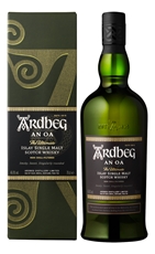 Виски шотландский Ardbeg An Oa в подарочной упаковке, 0.7л