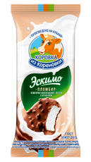 Мороженое пломбир Коровка из Кореновки Ванильное с фундуком эскимо, 70г