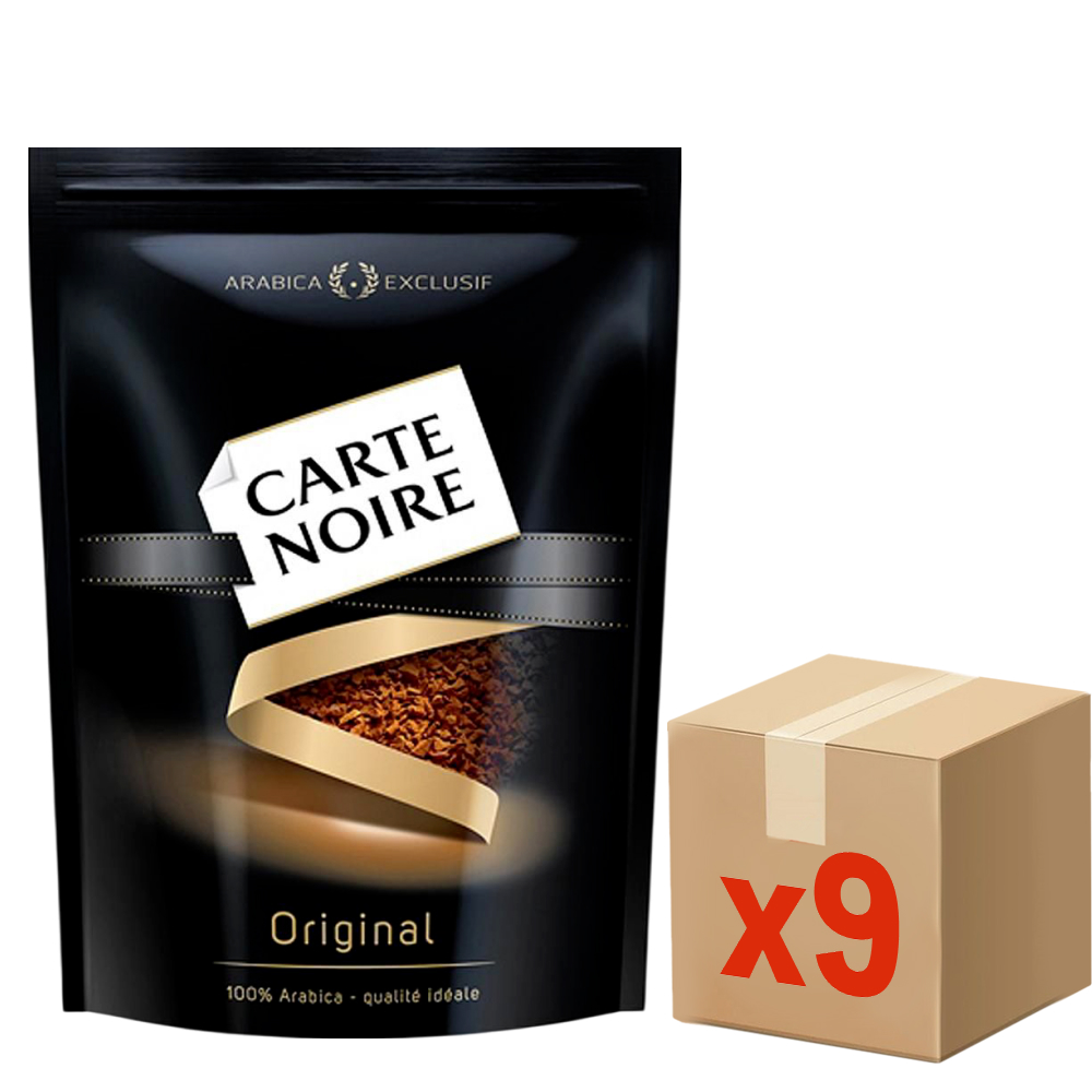 Кофе Carte Noire Ориджинал растворимый сублимированный, 150г x 9 шт