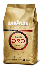 Кофе Lavazza Qualita Oro натуральный жареный в зернах, 1кг