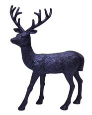 Tarrington House Олень рождественский темно-синий, 31см