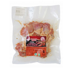 Голень цыпленка-бройлера Ангарская курочка для гриля в маринаде охлажденная, ~700г