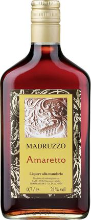 Изображение товара Ликер Madruzzo Amaretto 0.7л насыщенный вкус миндаля и ванили