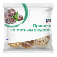 aro Пряники сырцовые с мятным вкусом, 360г