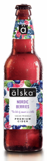Сидр фруктовый Alska Северные ягоды полусладкий, 0.5л