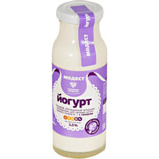 Йогурт питьевой детский Модест 3% с 8 месяцев, 200г